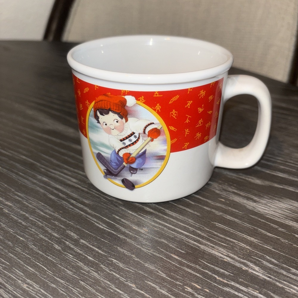 2002 Campbells Soup US Olympic Limited Edition Hockey Player‎ Coffee Cup Mug